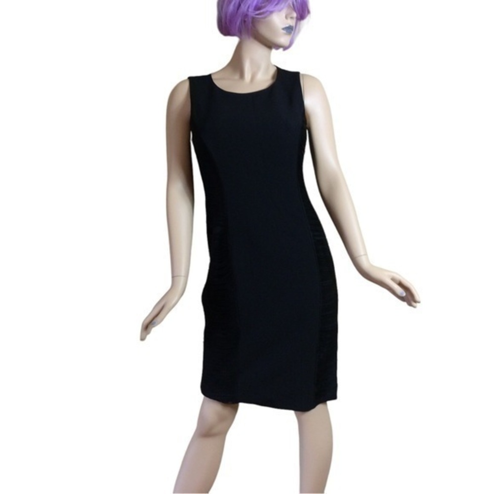 NWOT Antonio Melani black flapper style dress.  Size 6